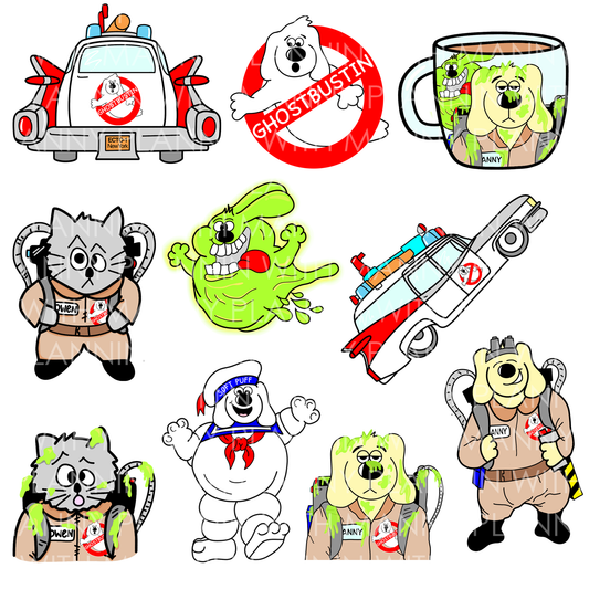 PF45 Ghostbustin Diecuts