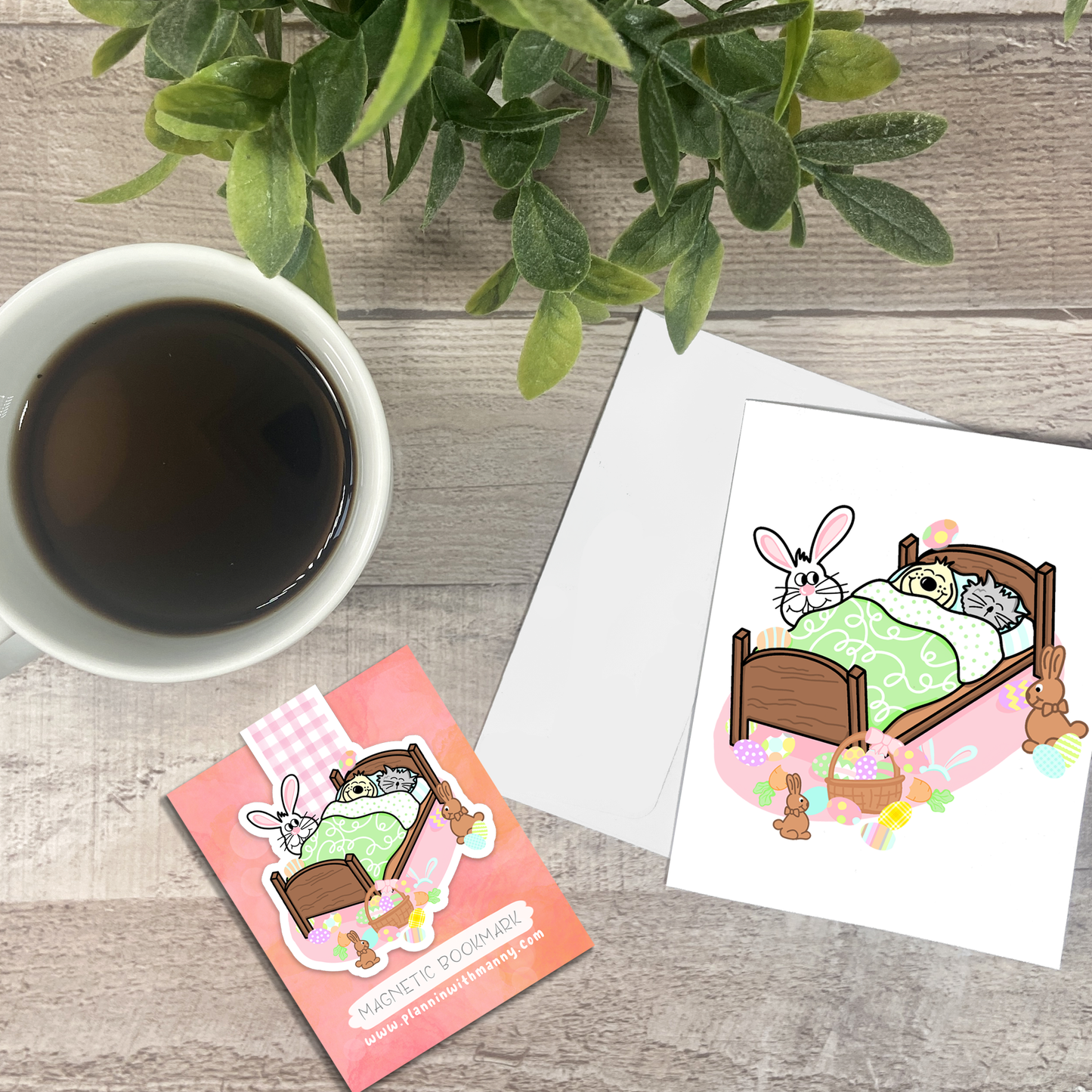 MB150 Sweet Bunny Dreams Vinyl, Notecard, & Bookmarks