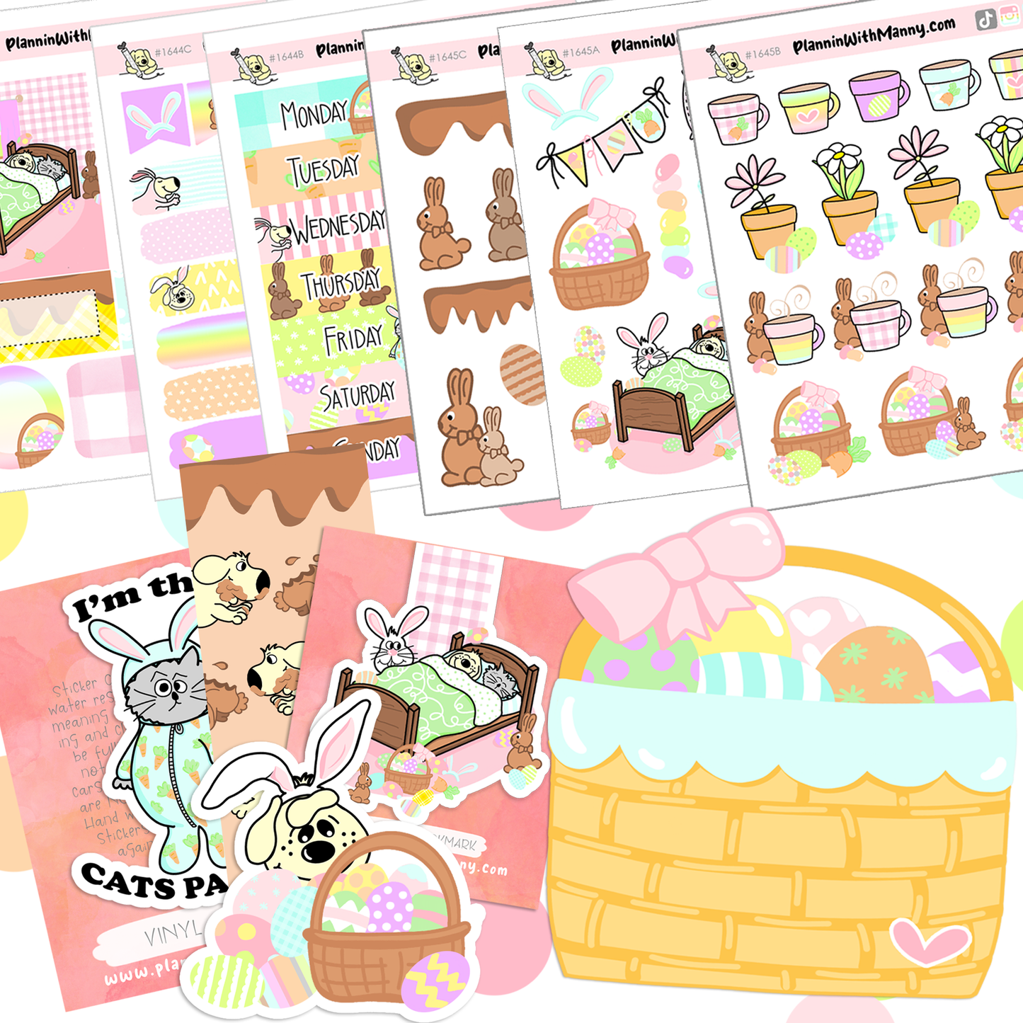 No Calorie, hehe...Easter Basket! Choose Gift, Planner, Deluxe, or 10 Day Advent!