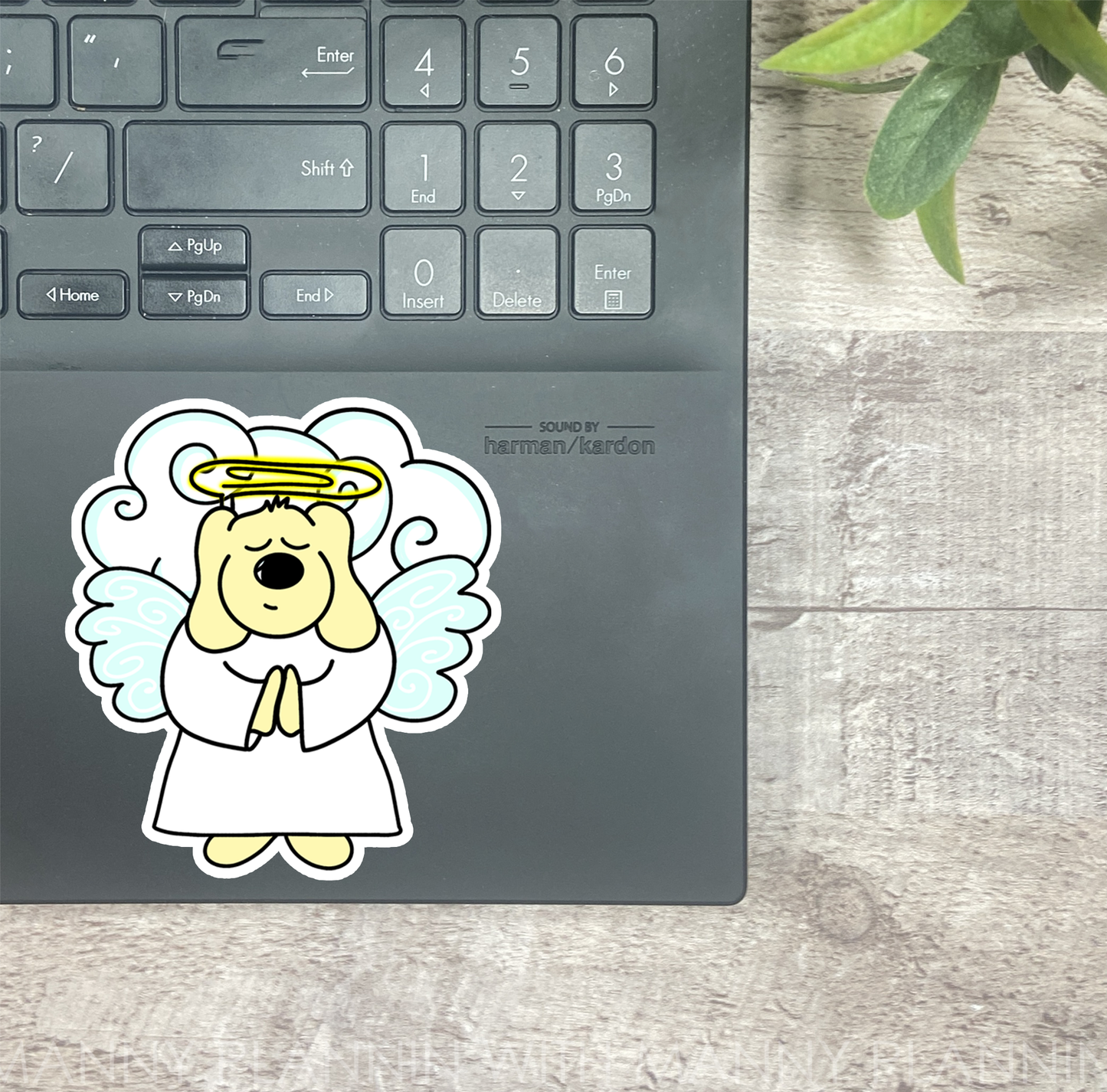 Prayer Angel... Vinyl Sticker, Magnetic Bookmark, & Notecard MB45