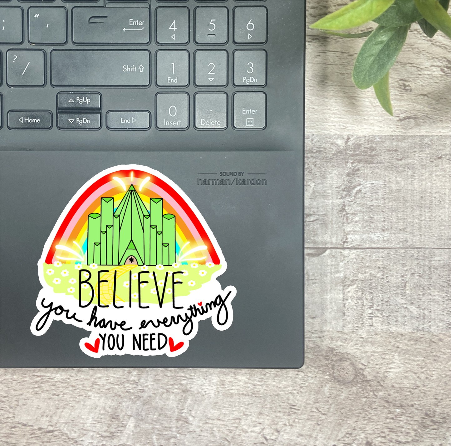 Emerald City - Believe... Vinyl Sticker, Magnetic Bookmark, & Notecard MB70