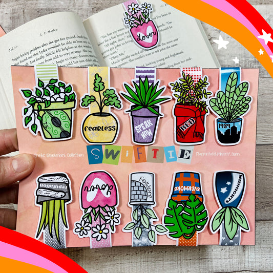 Eras Plant Magnetic Bookmark Collection