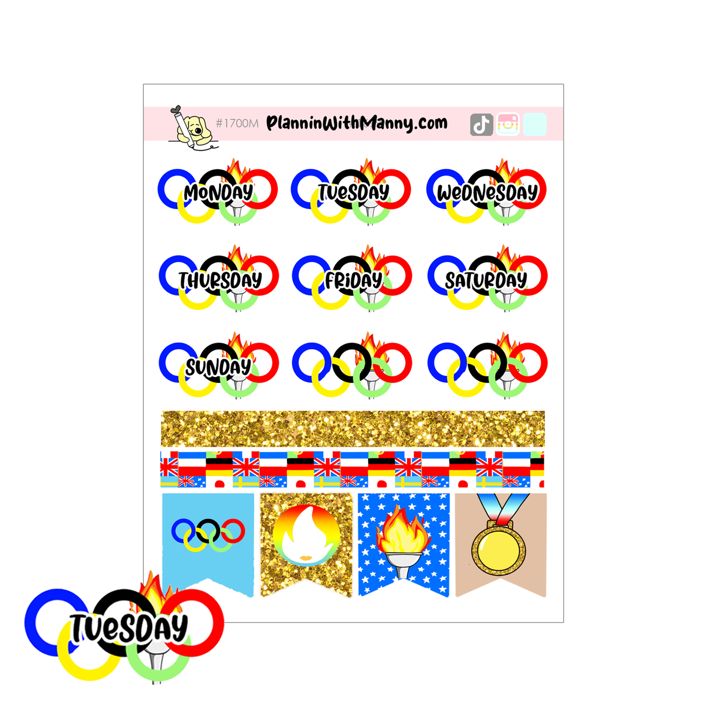 1700 Olympic Rings Date Covers