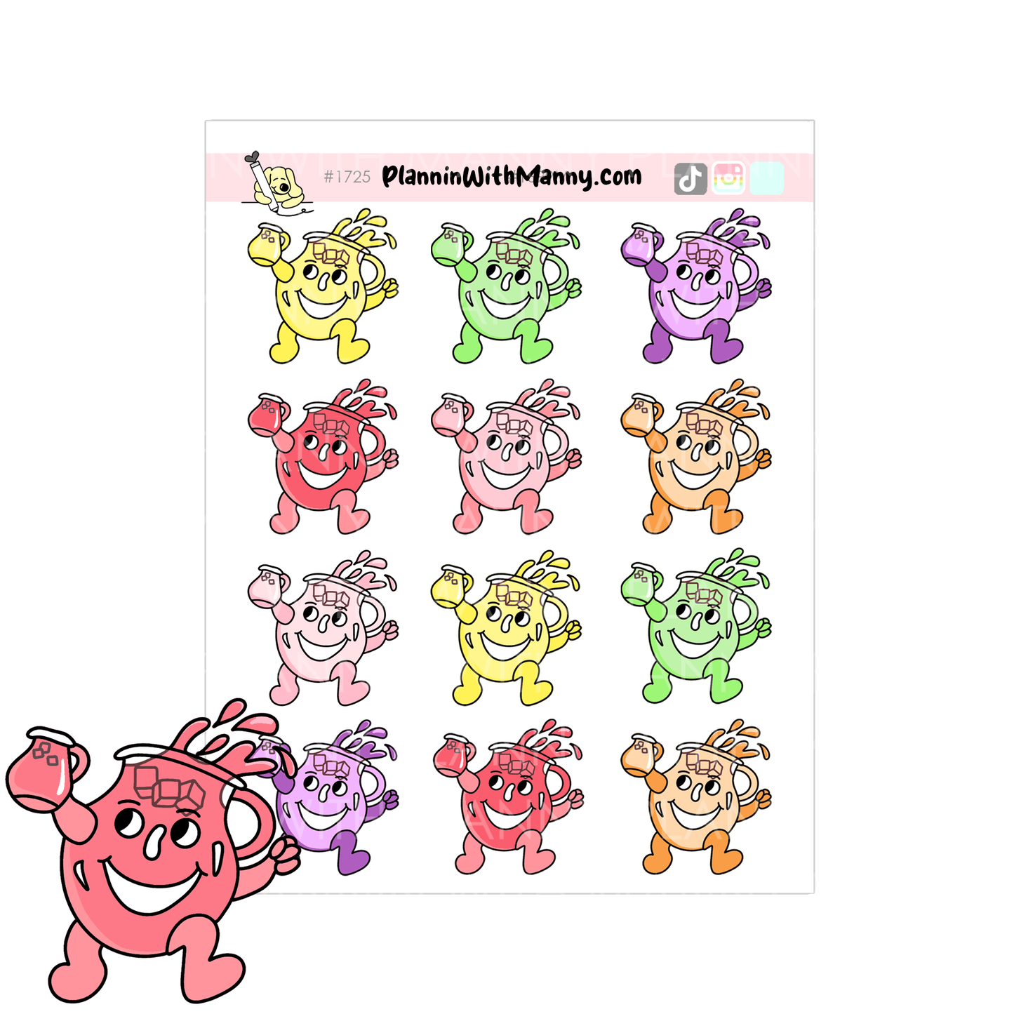 Kool Planner Sticker Set and Koolaid Pocket!