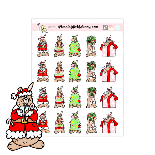 1765 Grumpy Buns Planner Stickers and Diecuts