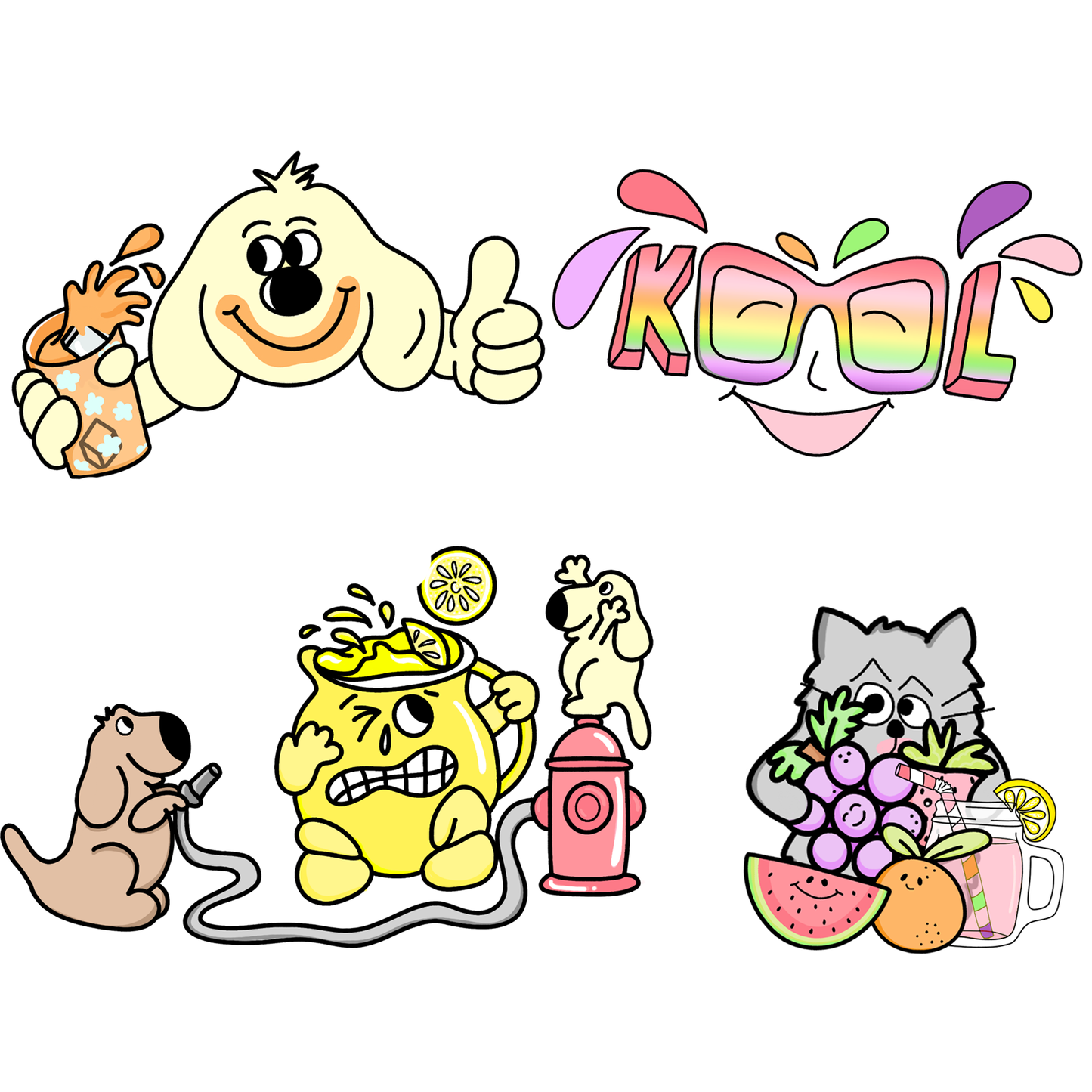 1726 Kool Character Planner Stickers and Diecuts