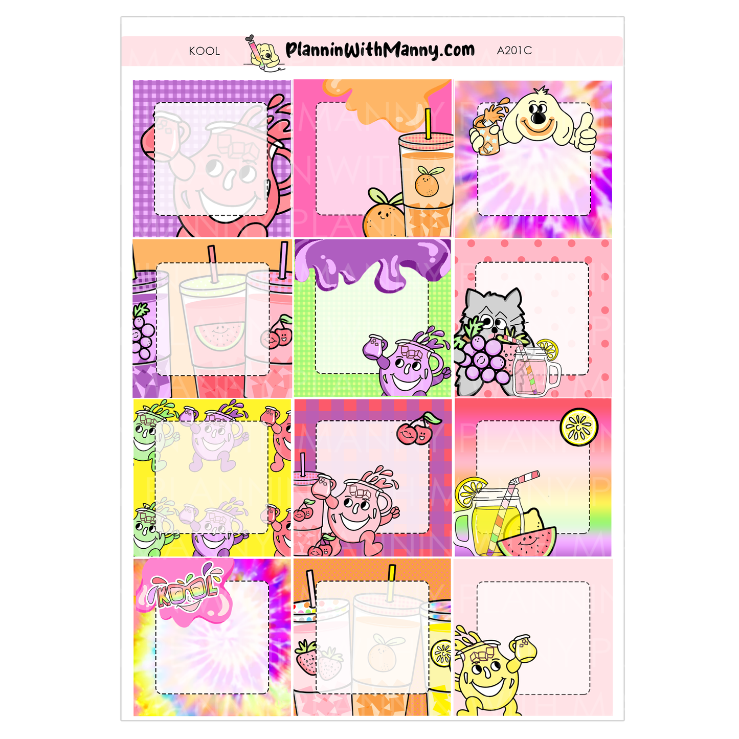 A201 5 & 7 Day Weekly Planner Kit and Hybrid Planner - Kool!