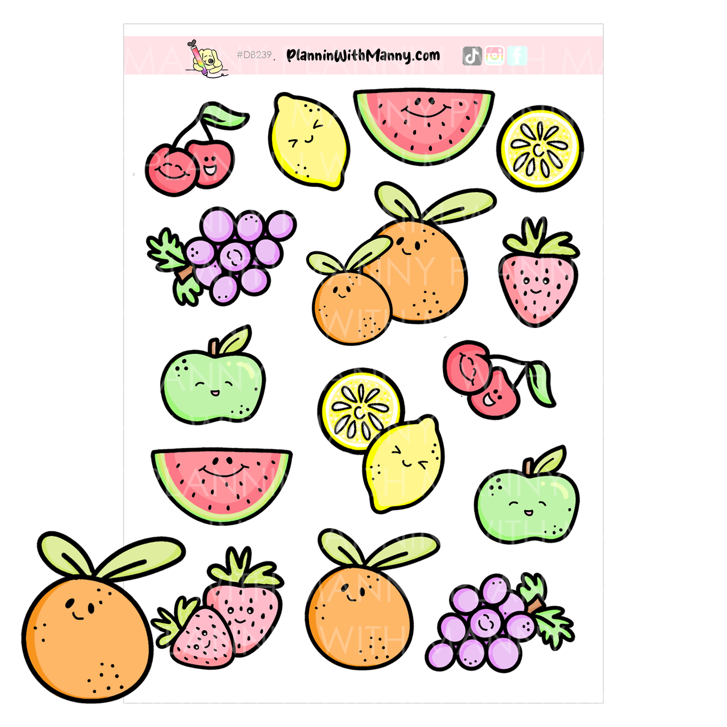 Kool-Large Sticker Sheet Set