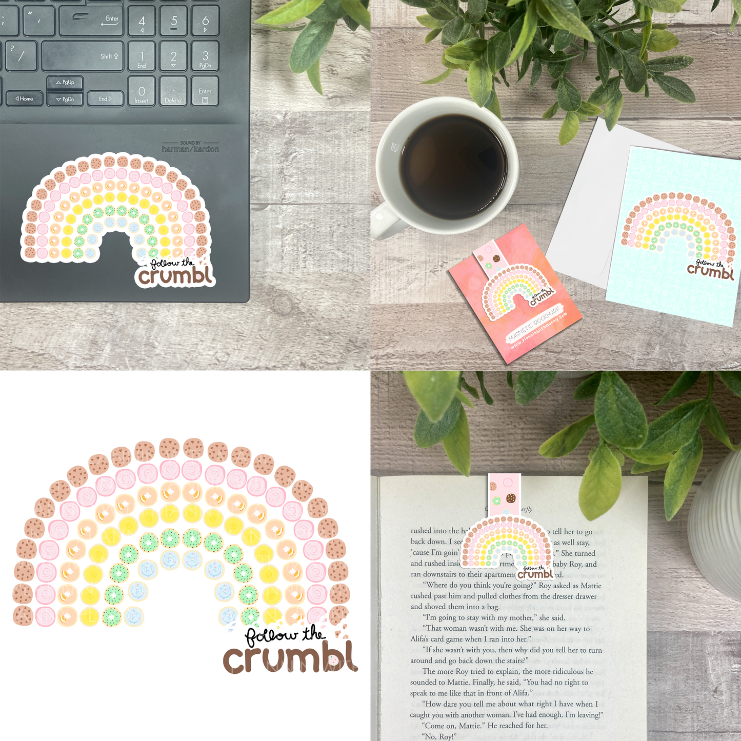 MB153 Follow the Rainbow Vinyl, Notecard, & Bookmarks