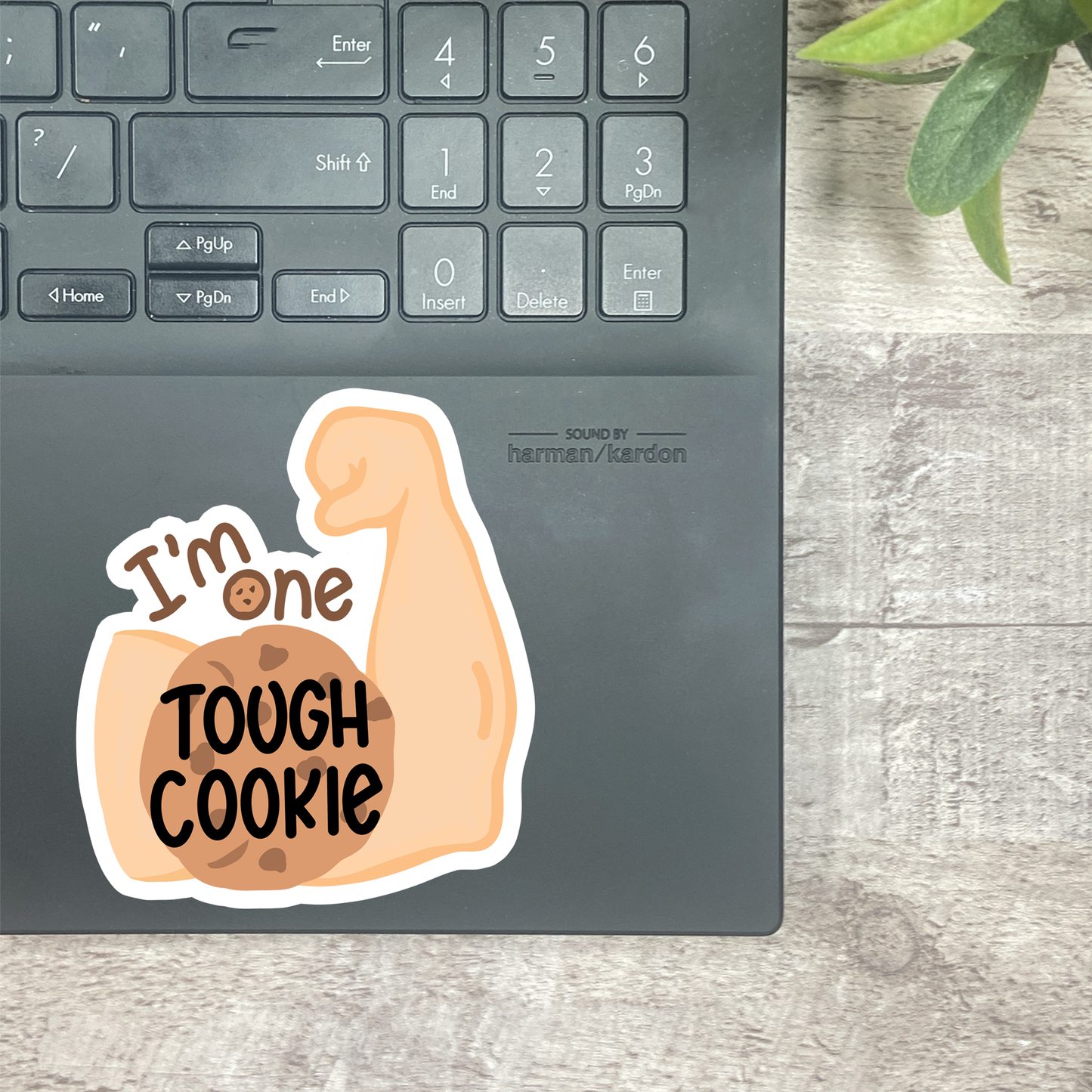 MB155 I'm One Tough Cookie Vinyl Sticker