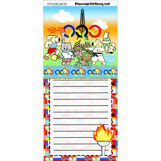 PFHOBOF50 Paris Games Full Sheet Sticker