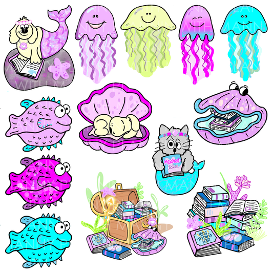 PF46 Mermaid Tales Diecuts