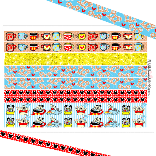 PFW41 Happy Place Washi Planner Stickers