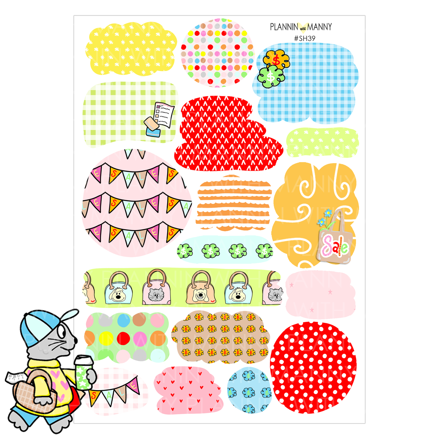 Retail Therapy Sticker Sheet Set