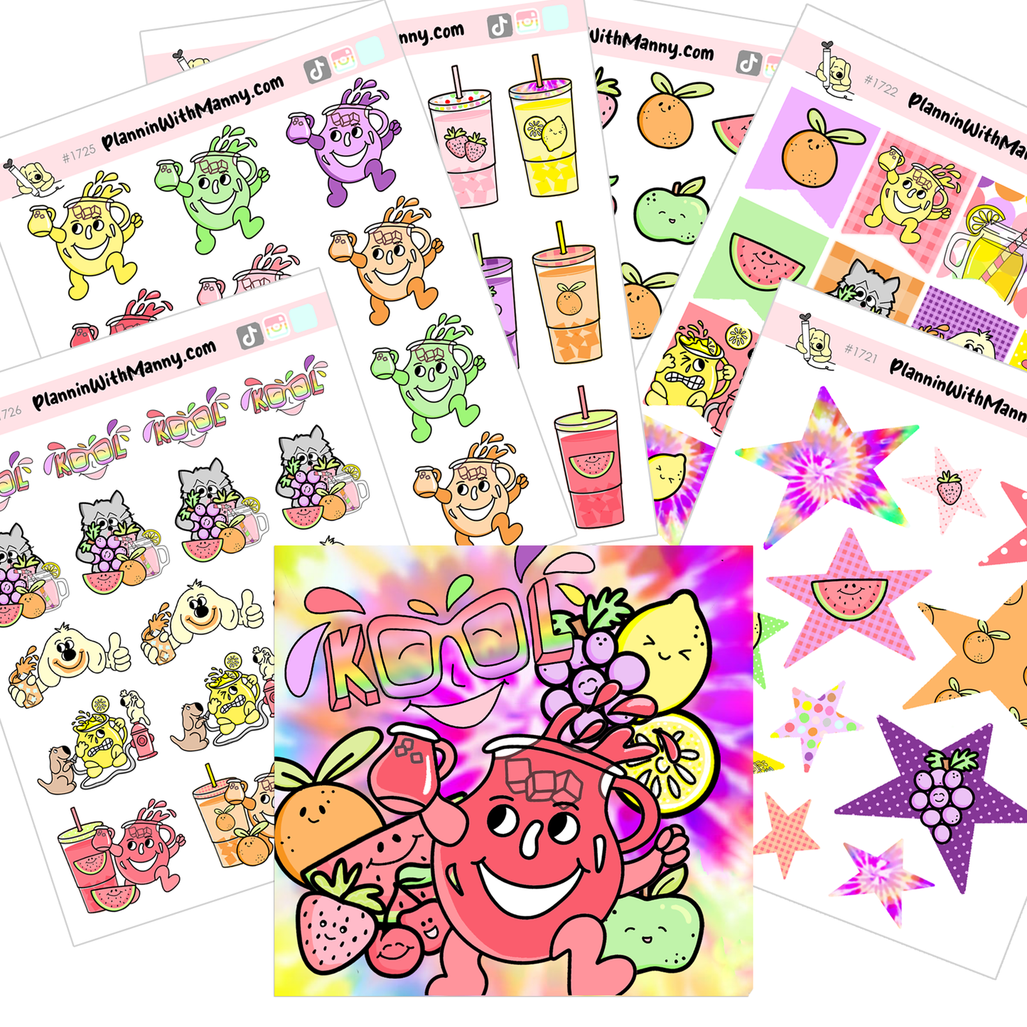 Kool Planner Sticker Set and Koolaid Pocket!