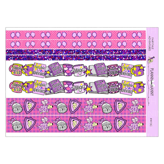 W13C Fairytale Adventures Washi Sticker Sheet