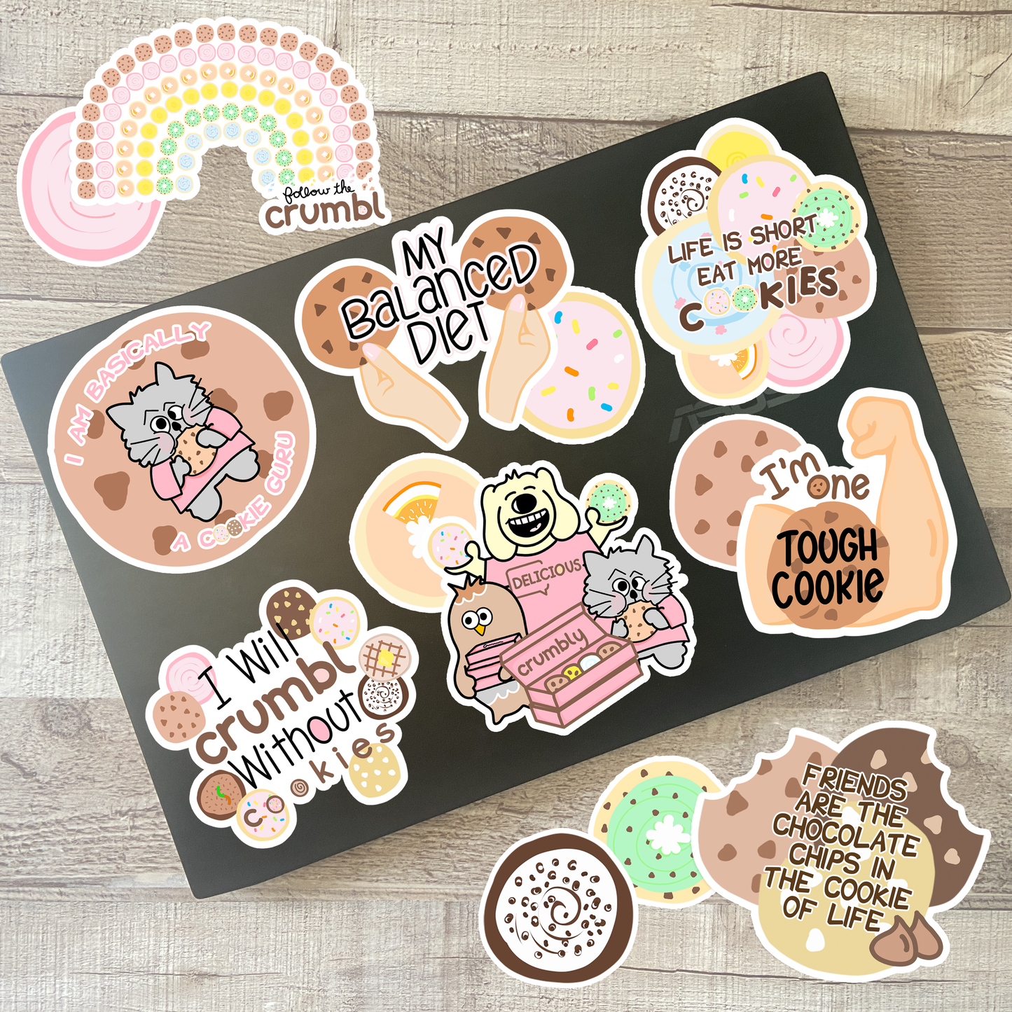 Cookie Vinyl Stickers!