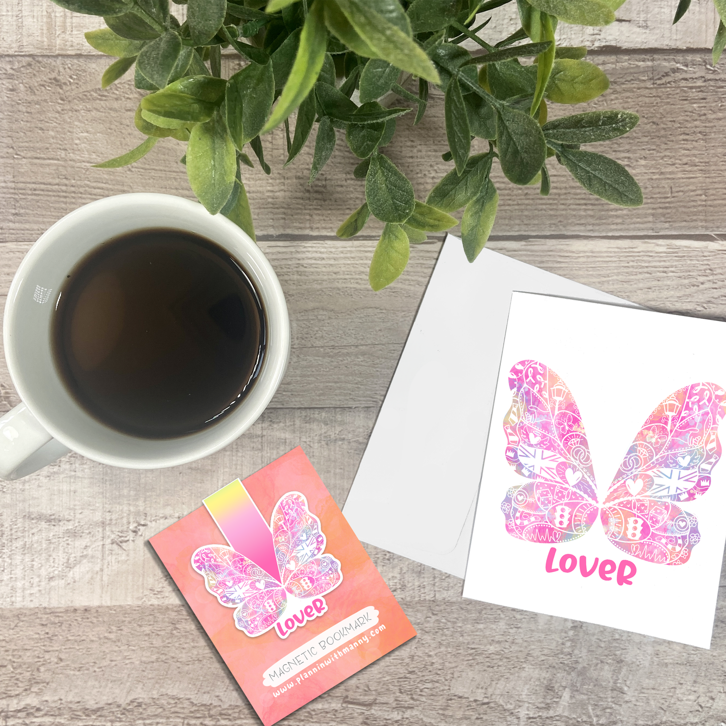 Lover Era Butterfly Vinyl Sticker, Bookmark, and Notecardd Options  MB136