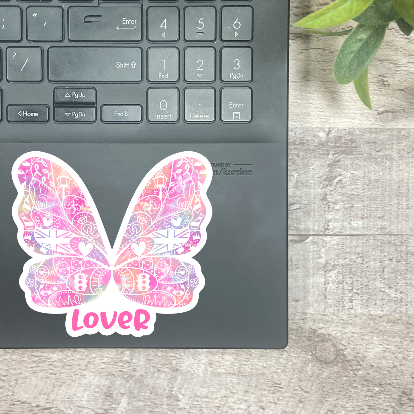 Lover Era Butterfly Vinyl Sticker, Bookmark, and Notecardd Options  MB136