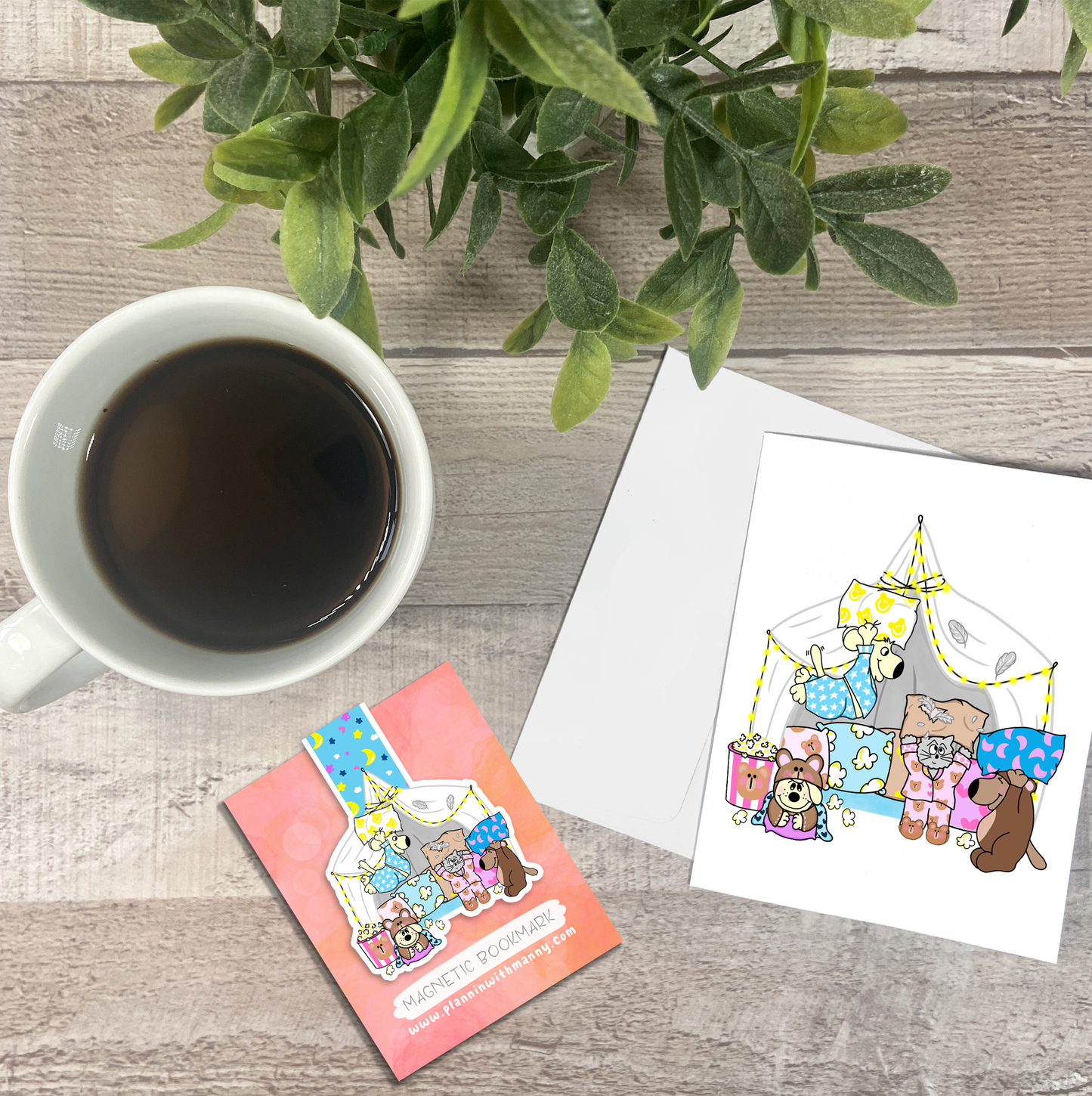 MB129 Slumbear Party Vinyl Sticker & Optional Gifts