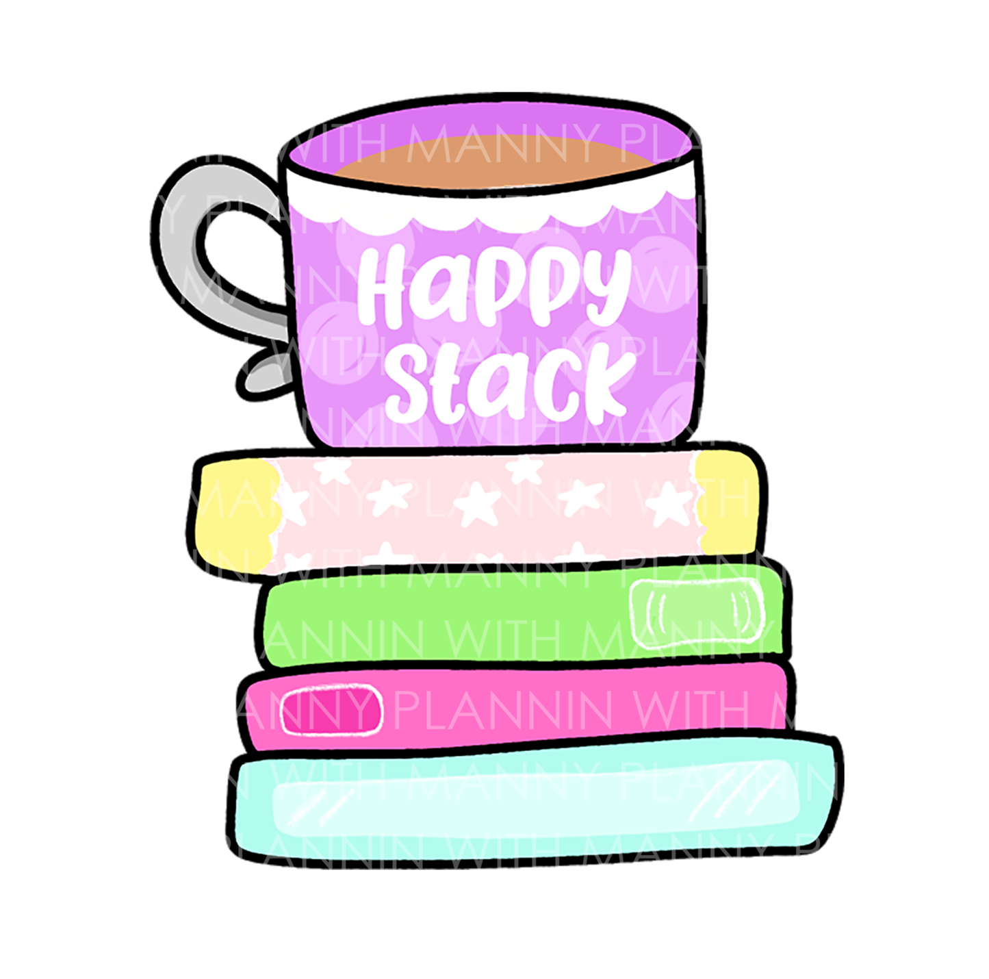 MB149 HAPPY STACK Vinyl, Notecard, & Bookmarks