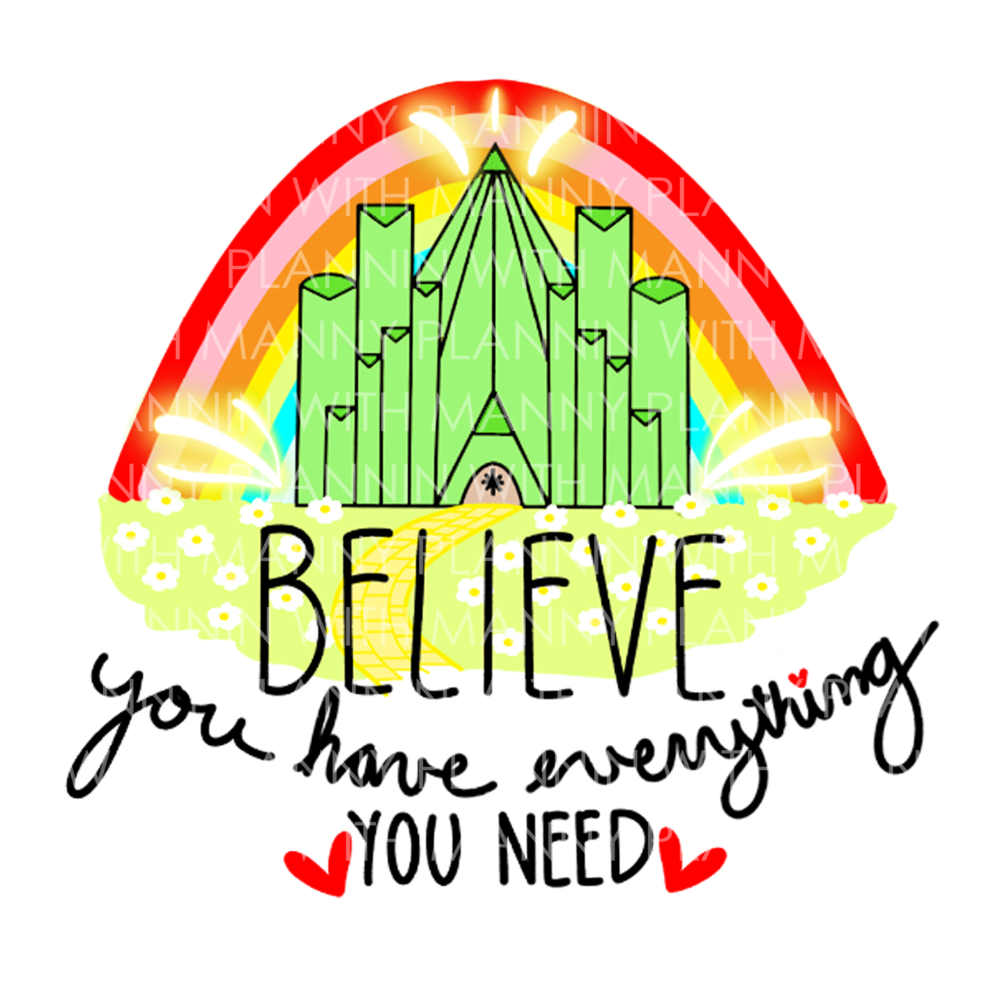 Emerald City - Believe... Vinyl Sticker, Magnetic Bookmark, & Notecard MB70