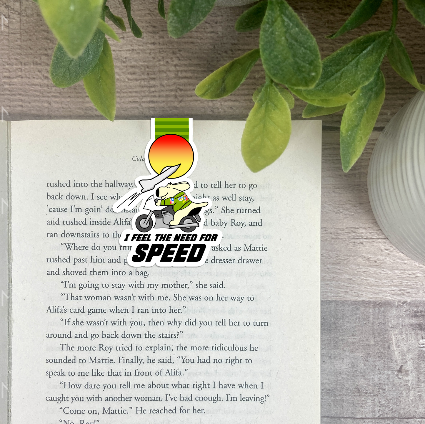 Need for Speed... Vinyl Sticker, Magnetic Bookmark, & Notecard MB74