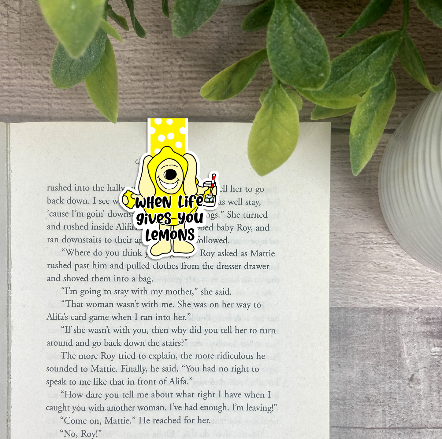 When Life Gives You Lemons... Vinyl Sticker, Magnetic Bookmark, & Notecard MB88