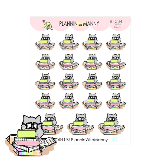 1334 Owen Plans Planner Stickers