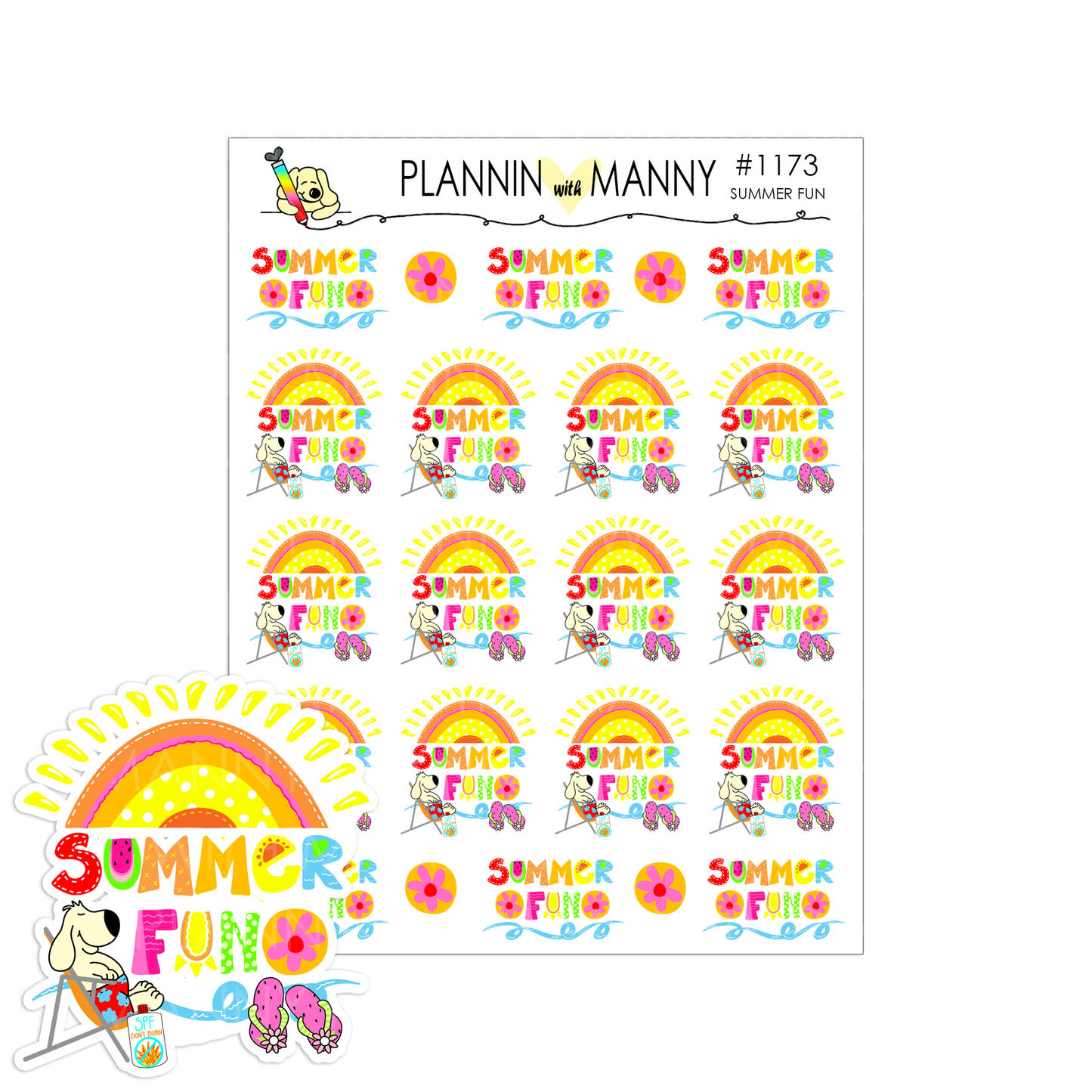 W20AV VERTICAL Weekly Kit- Summer Fun Collection