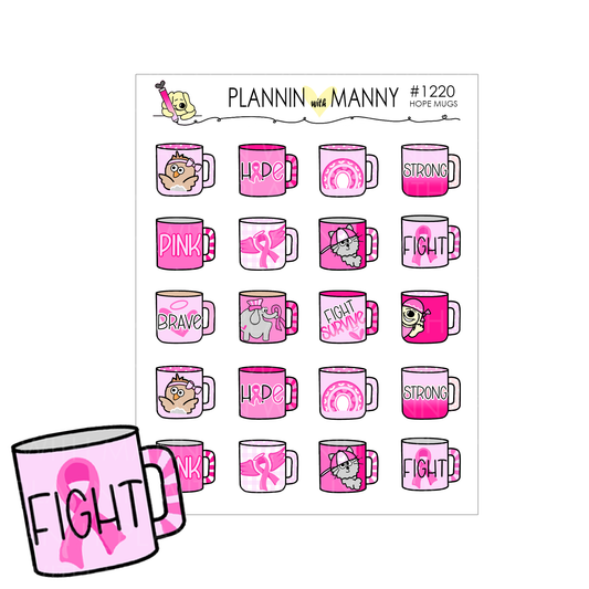 2020-Hope Mug Planner Stickers