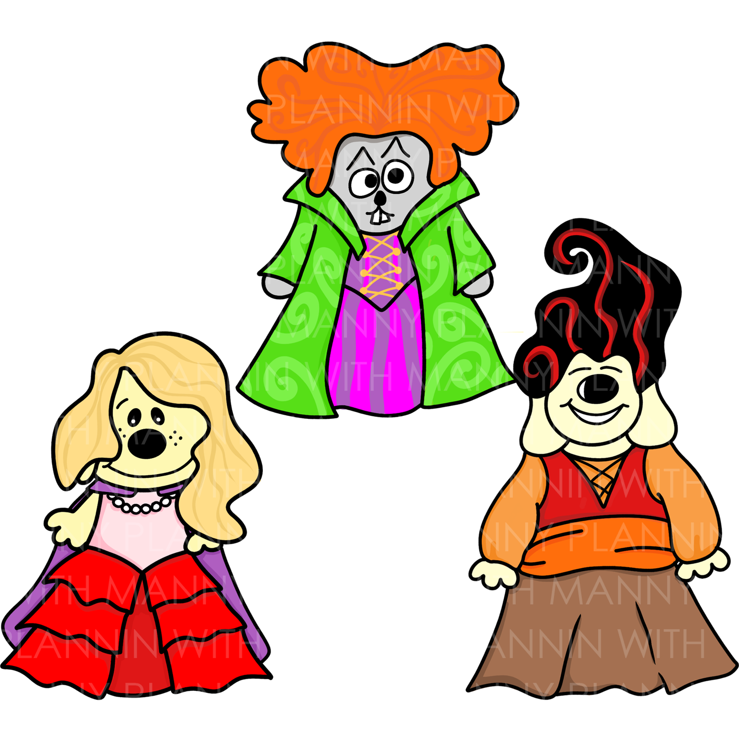 1339 Hocus Pocus Characters