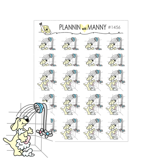 1456 Shower Planner Stickers