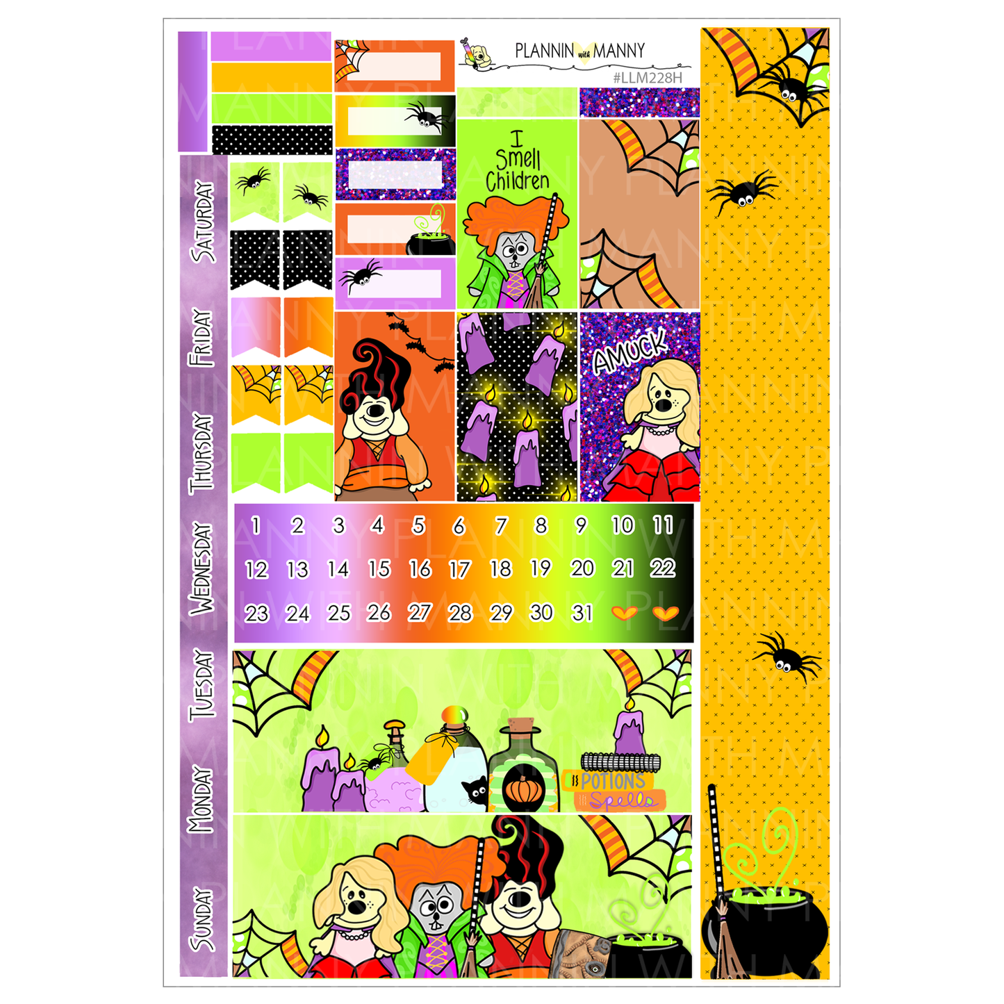 LLM228H MINI MONTHLY- Hocus Pocus Collection