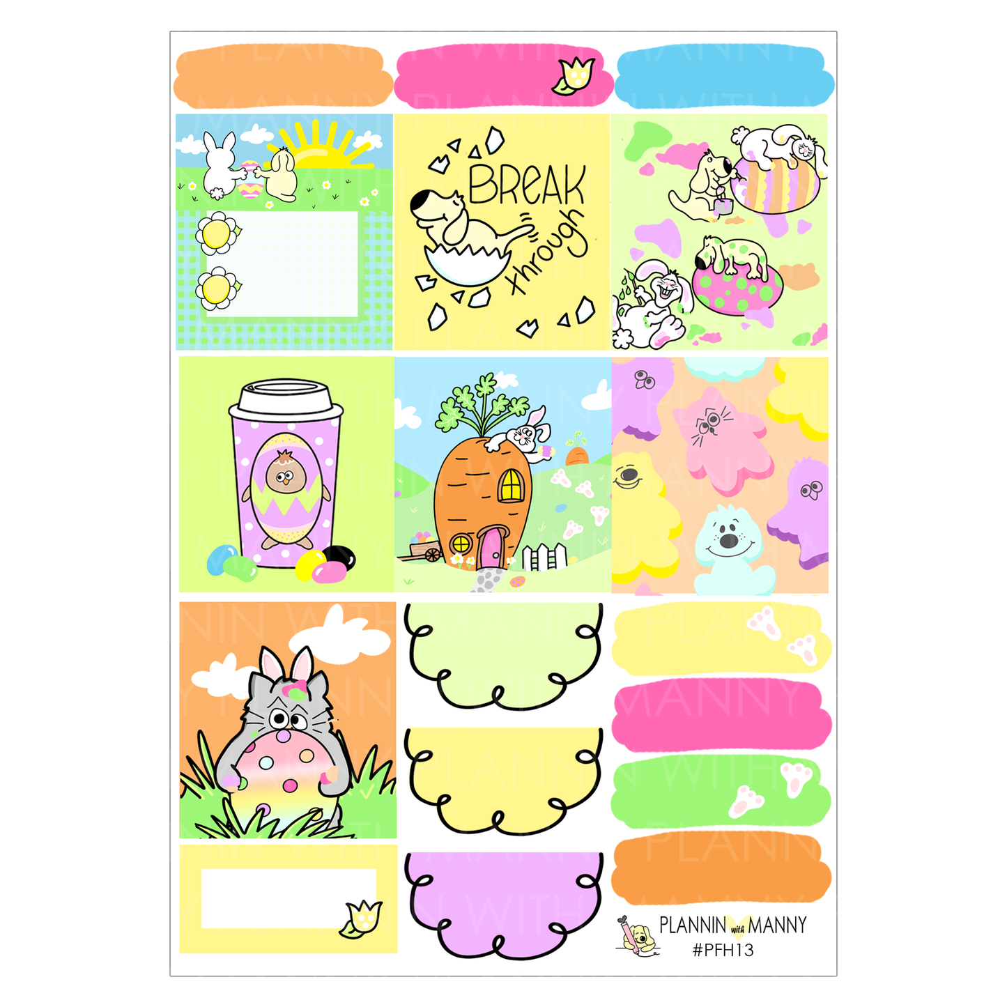 PFH14 HORIZONTAL Easter Doodles Weekly Kit