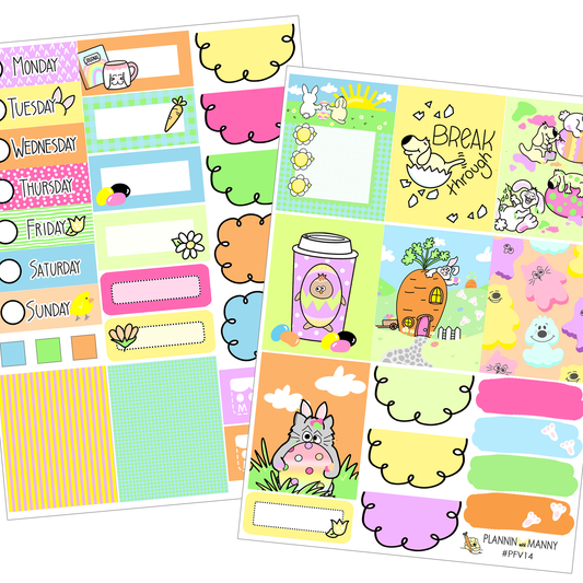 PFV14 VERTICAL Easter Doodles Weekly Kit