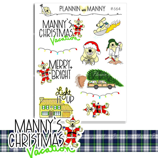 664 Christmas Vacation Deco and Sayings