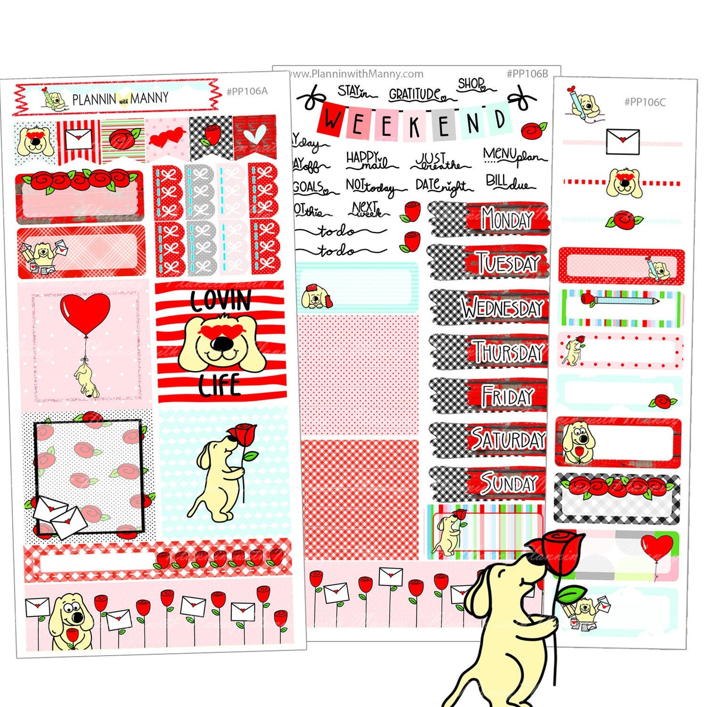 PP106 - PP WEEKS Weekly Kit - Lovin This Rosie Life Collection