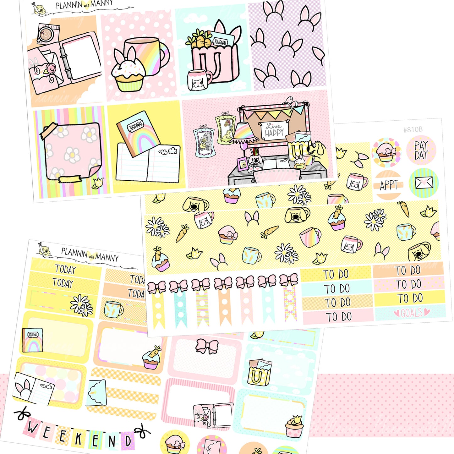 810 SPRING DOODLES MEGA VERTICAL Weekly Kit