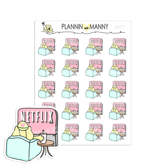 879 Netflix Planner Stickers