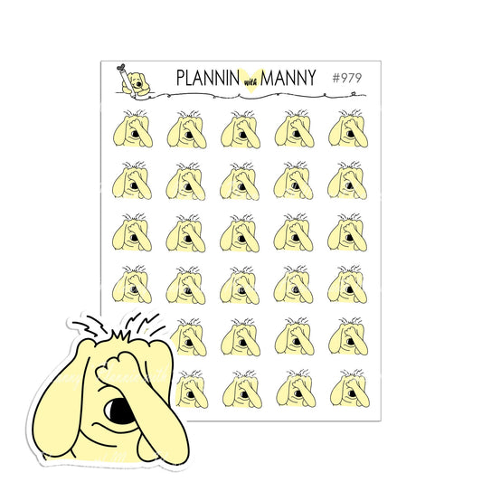 979 HEADACHE Planner Stickers