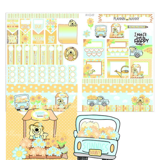 H249 HOBONICHI Weekly Planner Stickers - Sunnies Collection