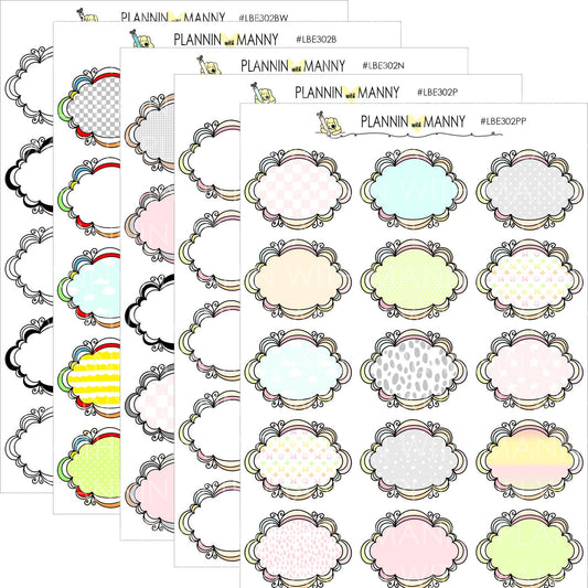 LBE302 MANNY BASICS Scalloped Boxes