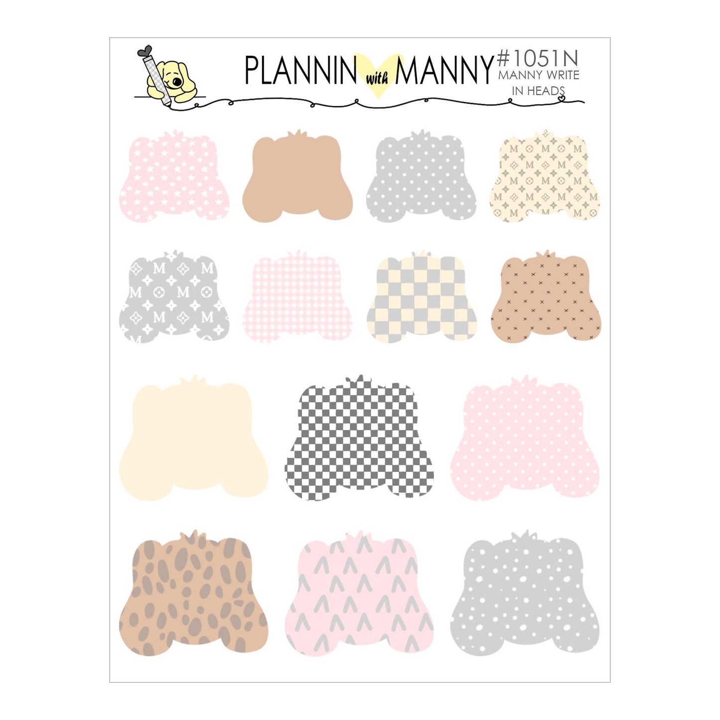 LBE301N+ MANNY BASICS Neutral Manny Set