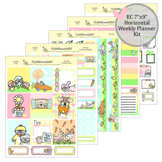 W14AH, HORIZONTAL Weekly Kit- Easter Fun Collection