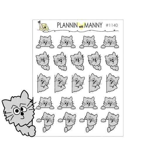 1140 Owen Peek A Boo Planner Stickers