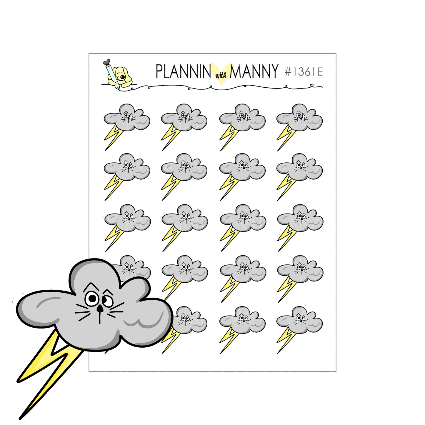 1361 Owen Weather Planner Stickers