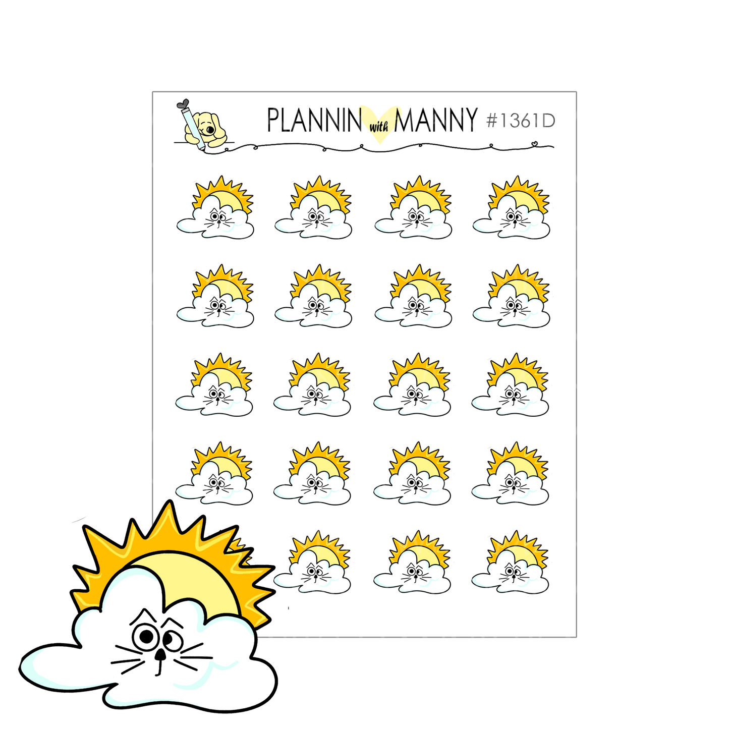 1361 Owen Weather Planner Stickers