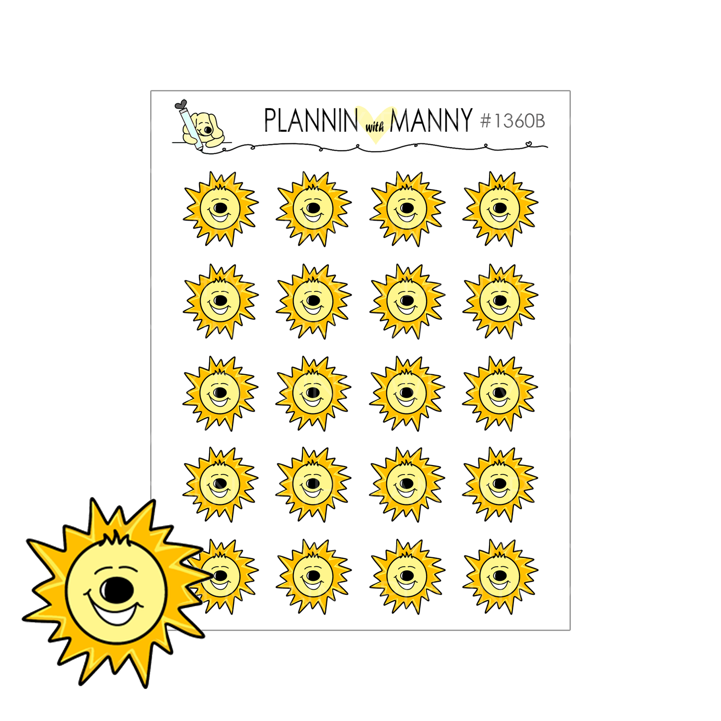 1360 Manny Weather Planner Stickers